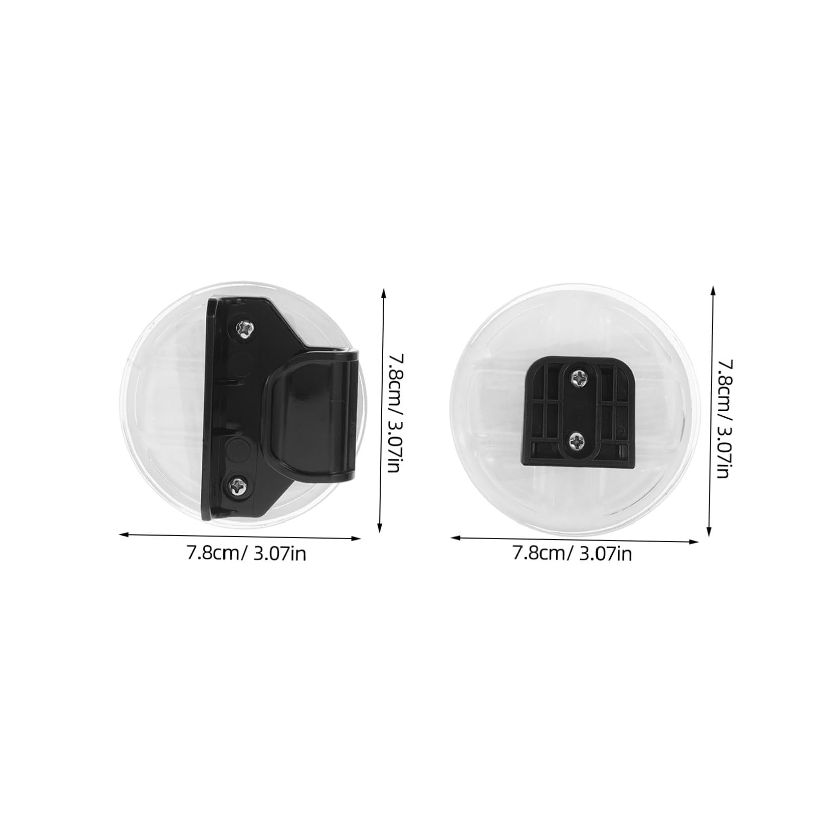 2 Juegos Repuesto para Puerta de Seguridad Retráctil para Bebés Conectores de Extensión de Plástico para Barrera Infantil Interior Placas de Unión para Protección Infantil Fácil