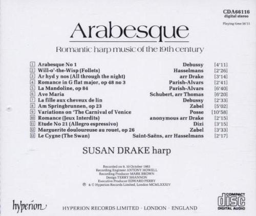 Miniatura 2 de Arabesque 19th Century Harp Music, Volume 2