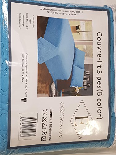 Couvre cama 3 piezas acolchado transpirable y lavable para todo el ano 3