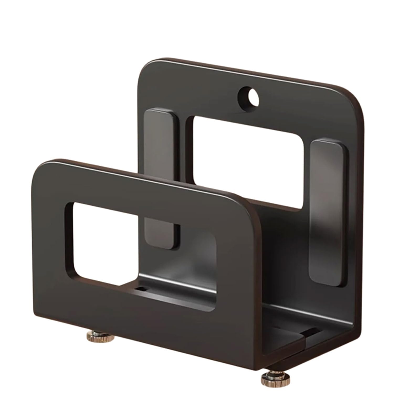 Hredyqw Drillless Wall Mount Router Shelf Multipurpose Storage Rack For Electronics Space Saving Sturdy Carbon Steel