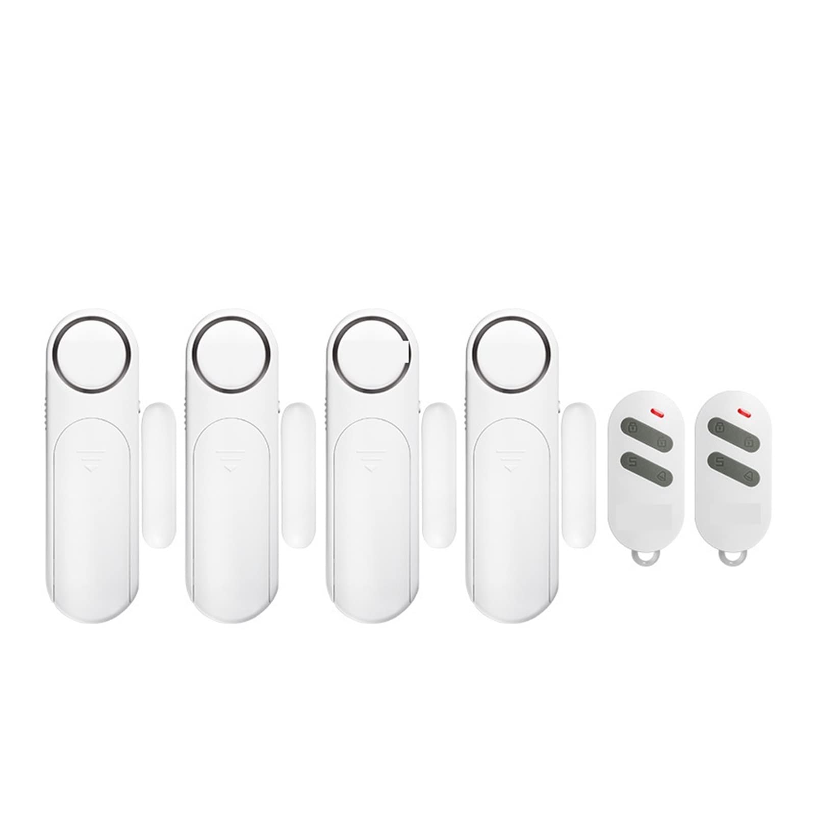 Alarma inalámbrica con Sensor de Puerta/Ventanas, 300 pies, 120dB, Control Remoto Inteligente antirrobo for niños, gabinete, Seguridad, Seguridad en el hogar(Kit 8)