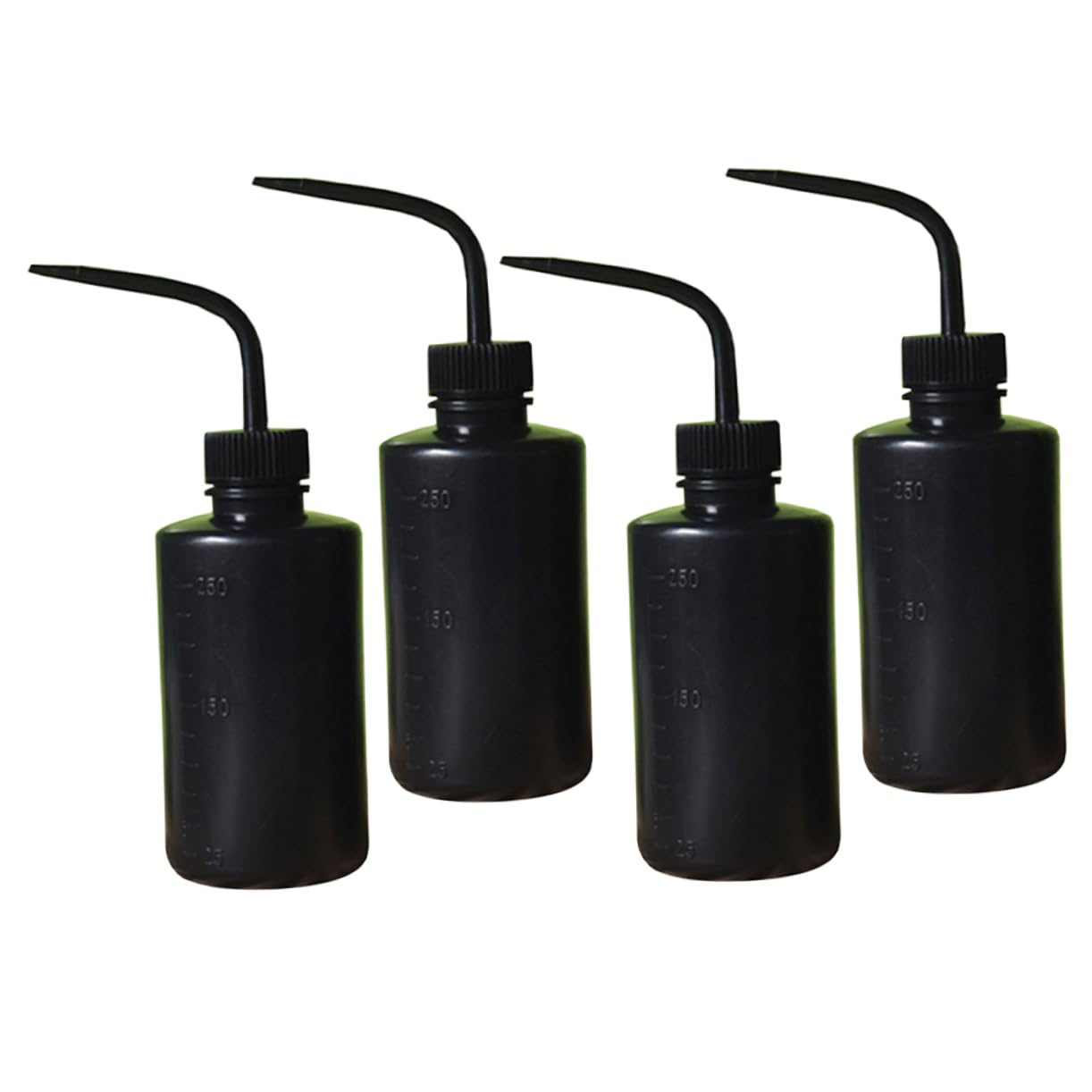 SHERCHPRY 4Pcs Squeeze Rinse Bottle Eyelash Wash Bottles for Jam Salad Dressing Plant Watering Lightweight Easy to Squeeze Versatile Containers