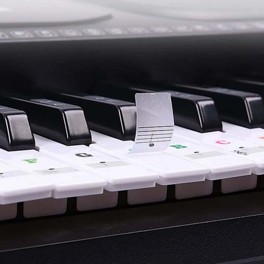 AUTOCOLLANTS CLAVIER PIANO Dessin Animé Pour Enfants Facile à Appliquer