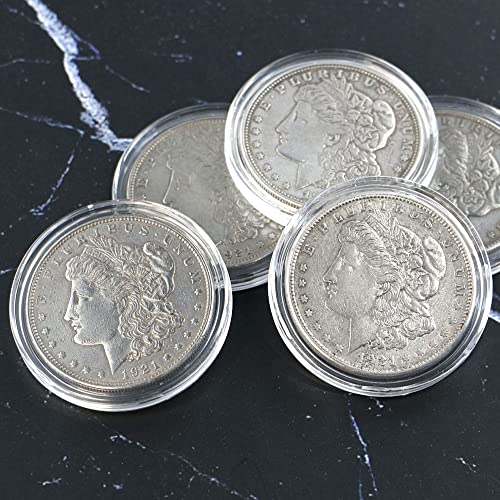 50 cápsulas protectoras para monedas 38.1mm 1oz miniatura 5
