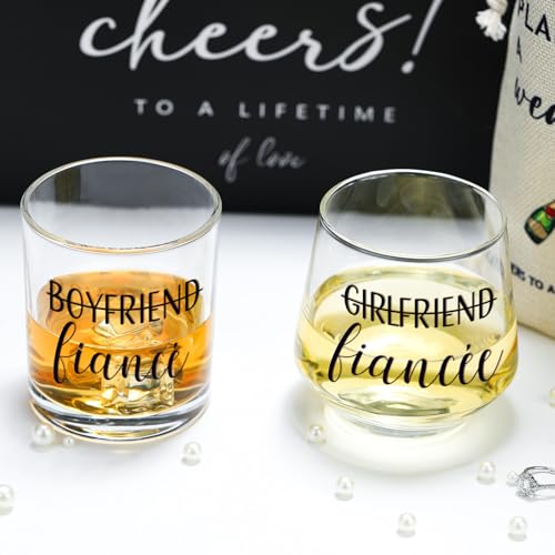 Engagement Gifts for Couples Women Newly Engaged Gift for Her Fiance Gifts for Women Unique Engagement Decorations Just Engaged Present Ideas for Her Him Bride Future Mr and Mrs Men Best Friend - Image 4