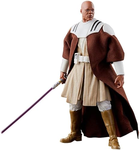 STAR WARS The Clone Wars - Figura de acción exclusiva de Mace Windu de 6 pulgadas