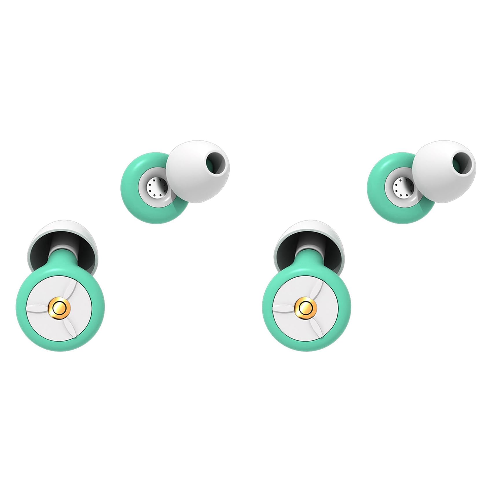 Jnchdghwa 4X Ear Plugs for Sleeping Noise Reduction, Reusable Earplugs Noise Cancelling for Hearing Protection-Perfect for Sleep