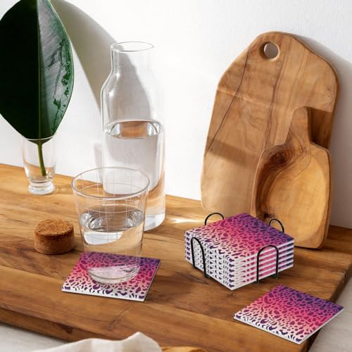 Dessous de verre avec support élégant, idée cadeau maison idéale - 8