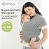 KeaBabies Baby Wraps Carrier, D-Lite Baby Wrap & Baby Wrap Carrier - Easy-Wearing - All in 1 Original Breathable Baby Sling - Adjustable Baby Sling Carrier, Lightweight,Hands Free Baby Carrier Sling