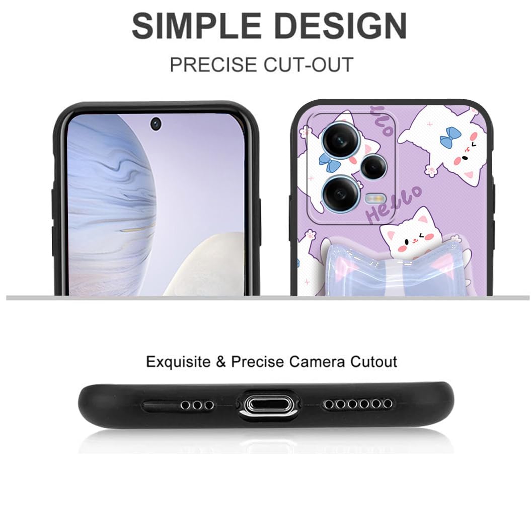 Custodia Cartoon Per Realme 11 PRO+/11 PRO 5G Con Supporto Liquido Rotante E Antishock - Morbida, Sottile E Anti-impronta