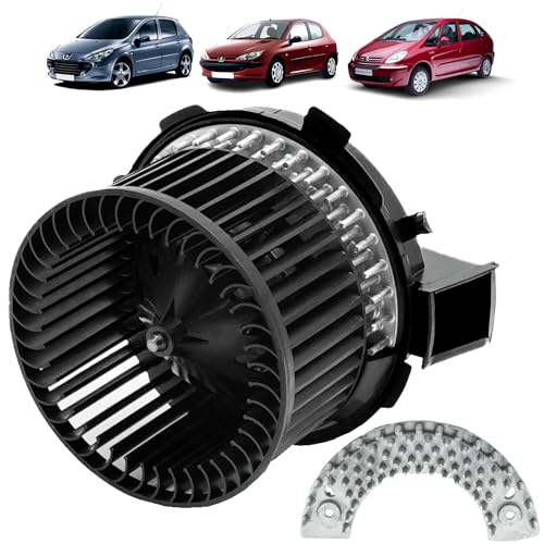 Ventilador aire acondicionado compatible para Xsara Picasso, 206, 307 | CON RESISTENCIA AIRE ACONDICIONADO. Motor calefacción, ventilador, climatizador, soplador. 6441K0, 6441AG