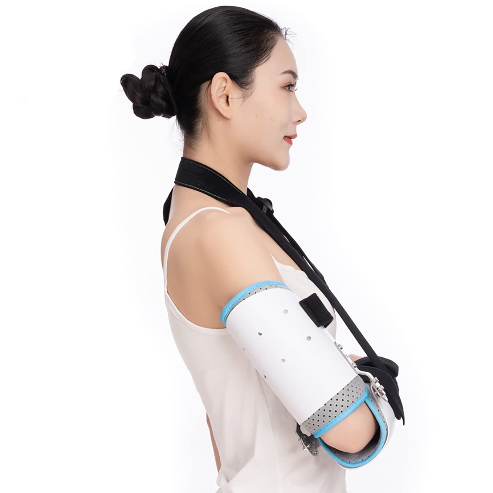 Soporte de Codo Ajustable Brace-Joint Protector Fijo Brazos Férula Dispositivos de Fractura para fijación de Fractura de Codo de antebrazo, Lado Derecho