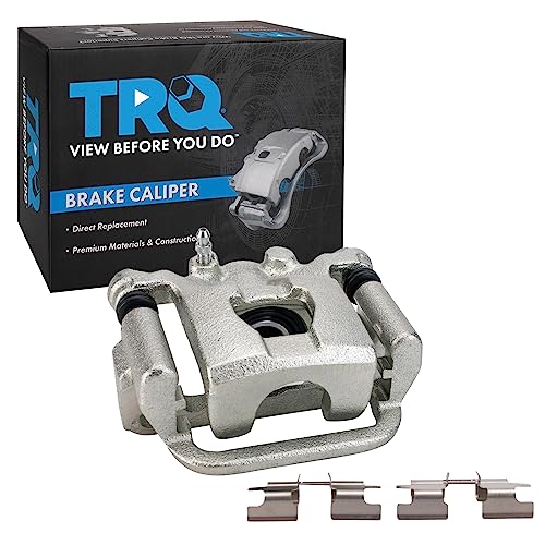 Image of TRQ Rear Left Brake Caliper w /Bracket Drivers Side