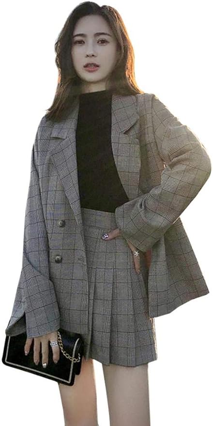 Amazon Lauan チェック柄 スーツ レディース テーラード ジャケット コート プリーツ Aライン ハイウェスト スカート セットアップ ゆったり 制服 レトロ 英伦風 カジュアル ビジネス フォーマル 春 秋 冬 通勤 通学 入学式 卒業式 上下セット コート ジャケット 通販 Amazon Lauan チェック柄 スーツ レディース テーラード ジャケット コート プリーツ Aライン ハイウェスト スカート セットアップ ゆったり 制服 レトロ 英伦風 カジュアル ビジネス フォーマル 春 秋 冬 通勤 通学 入学式 卒業式 上下セット コート ジャケット 通販