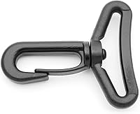 Vista 1 de CRAFTMEMORE 6 piezas de gancho giratorio de plástico para puerta de empuje, broche de langosta y garra para monedero, accesorios JINH