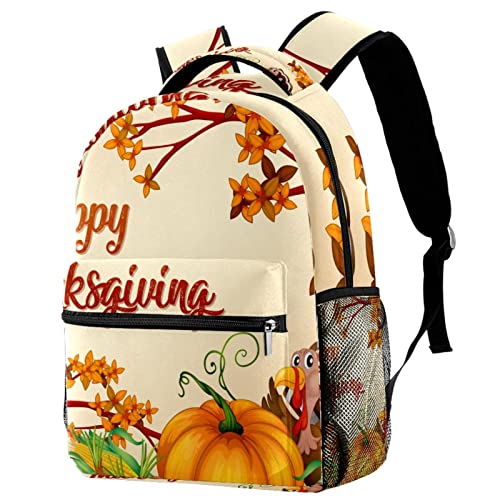 Sac à dos femme Thanksgiving automne grande capacité pour le quotidien