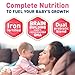 Enfamil A.R. 48 bottles (2 fl oz each), Ready to Feed Baby Formula Bottles, reduces spit up in 1 week, Omega 3 DHA & Iron, thickened with rice starch