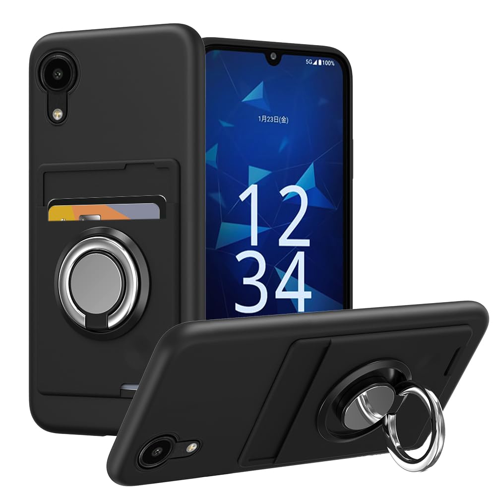 値下げ5月10日終了 ThinkPhone SIMフリー + 耐衝撃ケース Amazon.co.jp: 対応 Digno SX5 KC-S306 ケース カード収納 リング付き