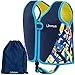 Limmys Chaleco de Natación de Neopreno de la Marca Premium para Niños, Flotador para el Aprendizaje de la Natación Ideal para Niños, Incluye una Bolsa con Cordón Extra (Small)