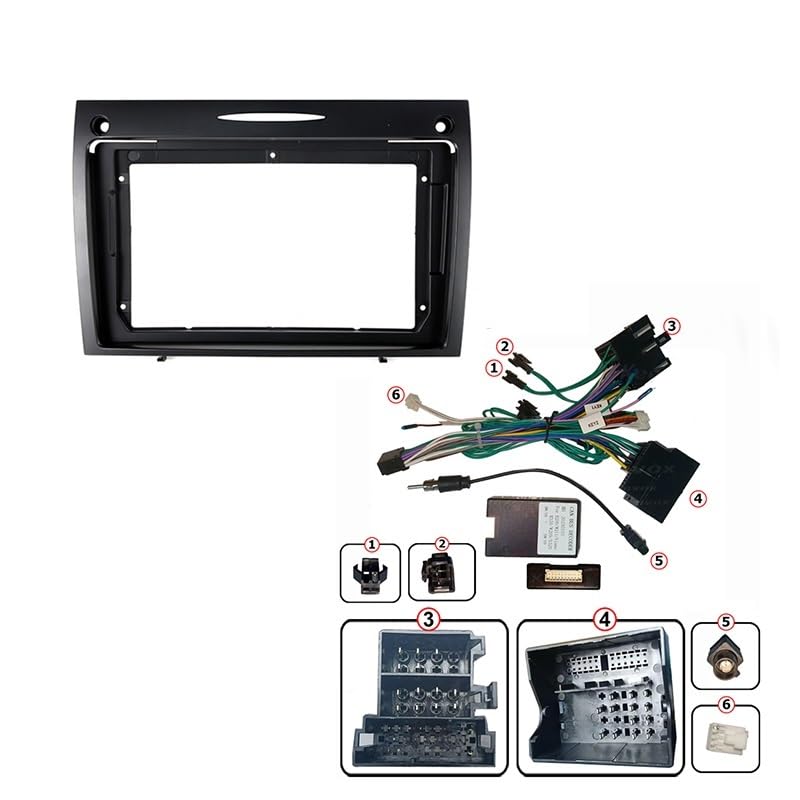 Cadre radio Benz SLK R171 pour console Android 2 DIN de 2000-2011 - 2