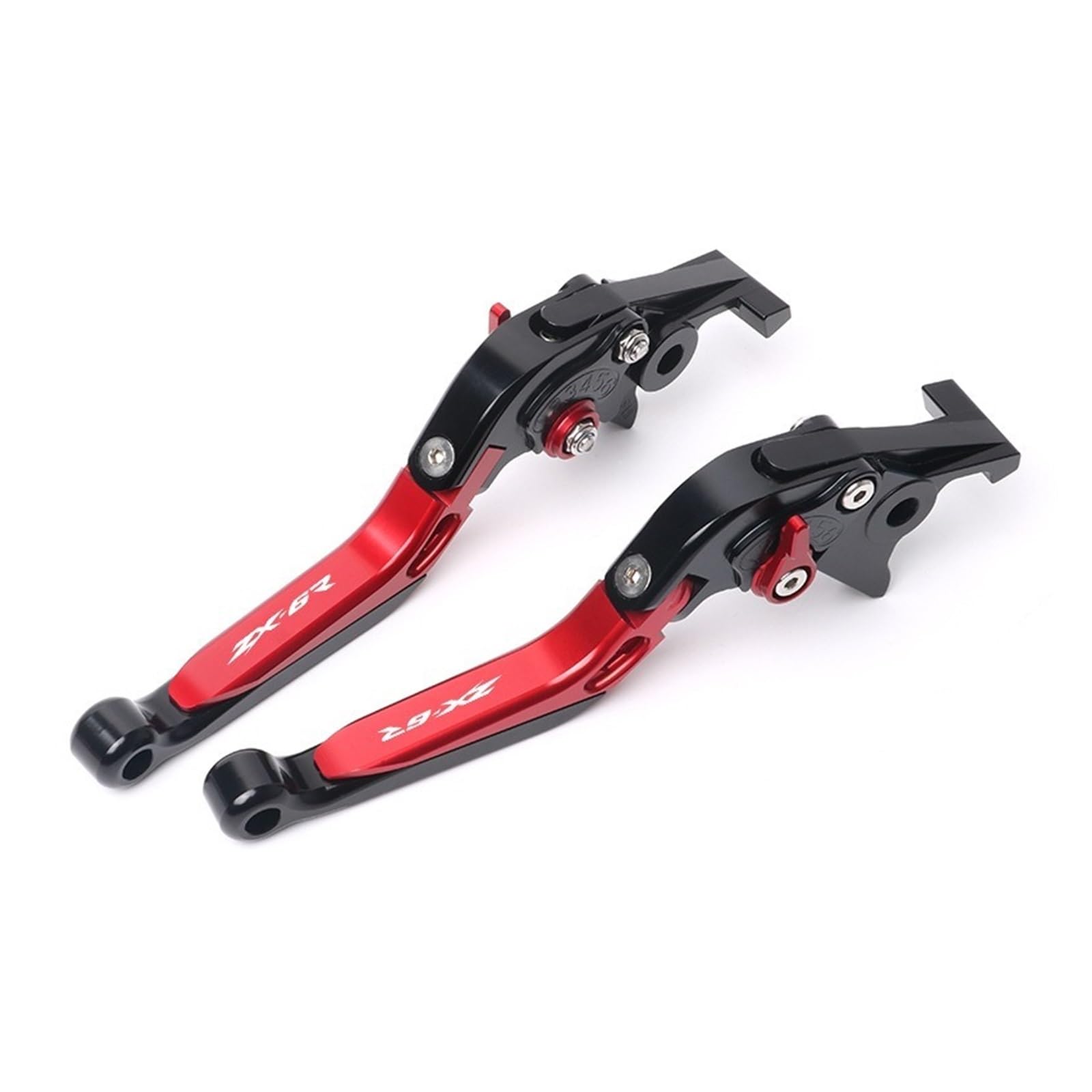 Wkdyriwo Red3 Motorcycle Folding Adjustable Brake Clutch Levers Handlebar For Ka&Wasaki Zx6r Zx-6R 2019-2023 Brake Clutch Lever Motorcycle Brake Clutch Levers