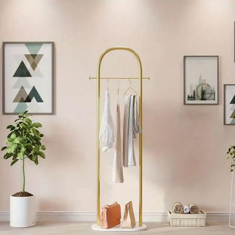 Amazon｜【MERUS】ハンガーラック 大理石 ゴールド コッパー