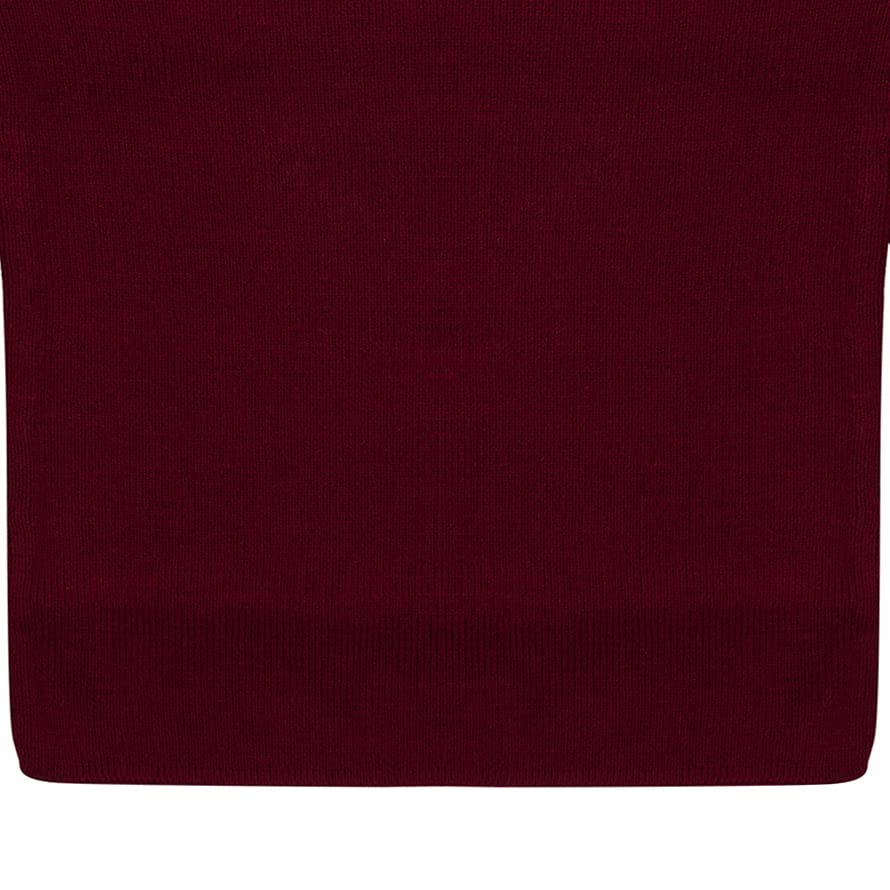 CLAP Unisex Kids Woolen Warm Full Sleeves Skivi/Sweater/Inner Round Neck for Winter Combo Pack of 2 (Maroon White, 2-3 Years) - Image 9 thumbnail