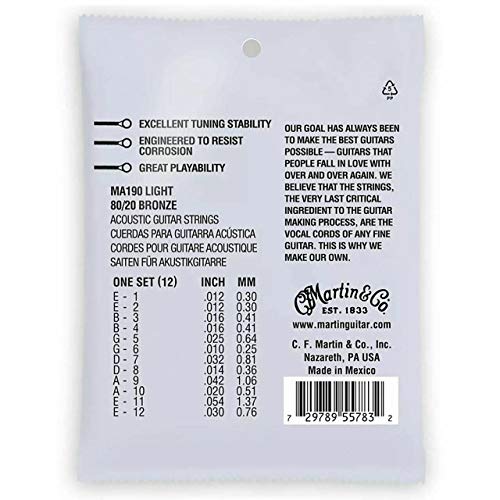Image of Martin Authentic Acoustic Guitar Strings - Superior Performance (Pack of 5)