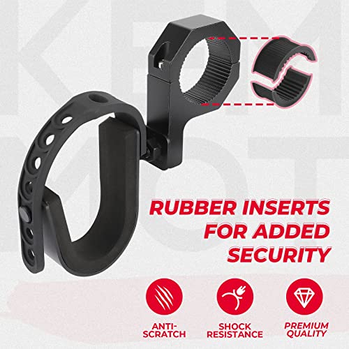 KEMIMOTO UTV Tool Holder Rack 2 Sets, Roll Bar UTV Tool Holder Shovel Mount Bow Rack Fits for 1.75”-2" Roll Bars Compatible with Snowmobile Golf Cart - Image 4