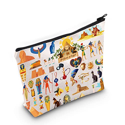 LEVLO Egypt Travel Zipper Pouch