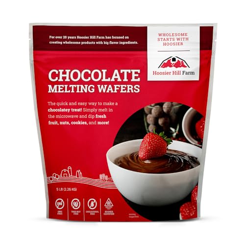 Hoosier Hill Farm Chocolate Melting Wafers, 5LB (Pack of 1)
