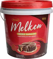 Cobertura Ganache Meio Amargo 4Kg Harald