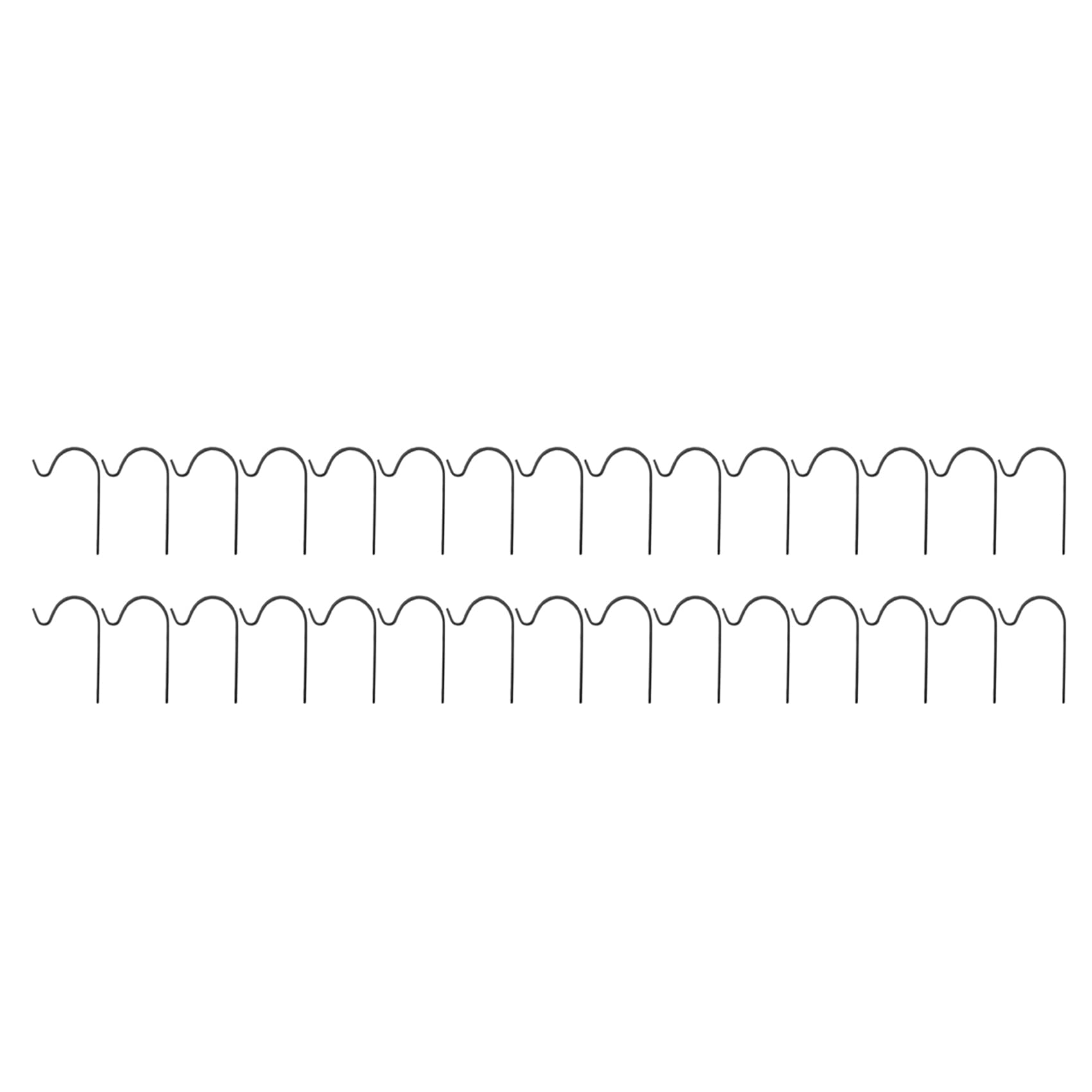 Hndhbfgrt Black Set Of 30 Hanging Basket Bracket Hooks Iron Wall Hanging Hooks Curved Up Plant Hook For Hanging Bird Feeders, Lanterns
