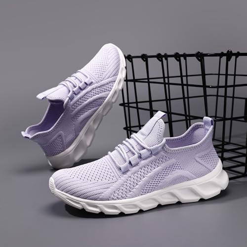 Image of DLWKIPV Womens Slip on Walking Tennis Shoes for Women Work Running Athletic Gym Sports Sneakers Lightweight Casual Shoe
