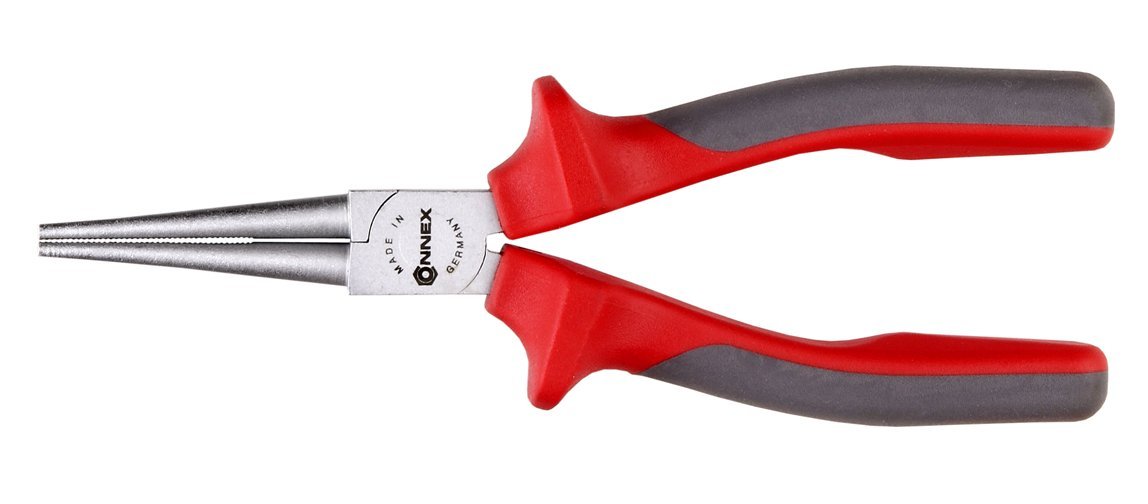 Connex COX134160 - Pinza a punta tonda, 160 mm, professionale, cromata opaca