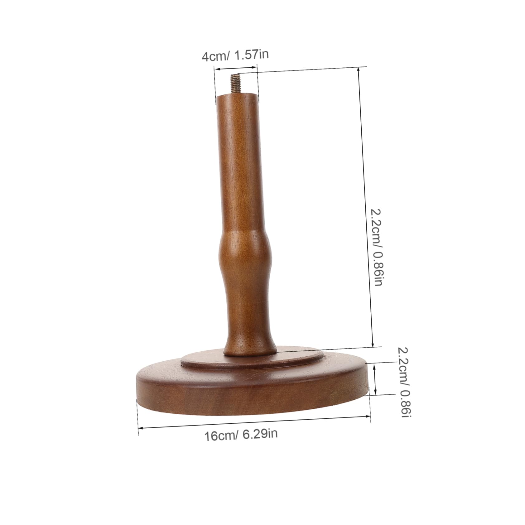 HOLIDYOYO Mannequin Wood Base Holder Support Stand with Offer Mannequins Head Mannequin Rack Display Mannequin Base Display Base Mannequin Base Mannequin Display Dark Brown Wooden