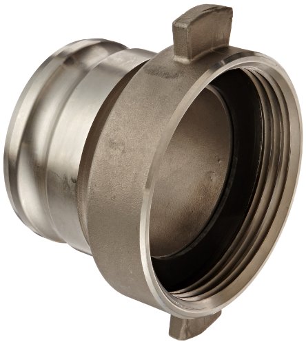 Dixon 400-TCA-SS Stainless Steel 316 Cam and Groove Hose Fitting, Tank Car Adapter, 5