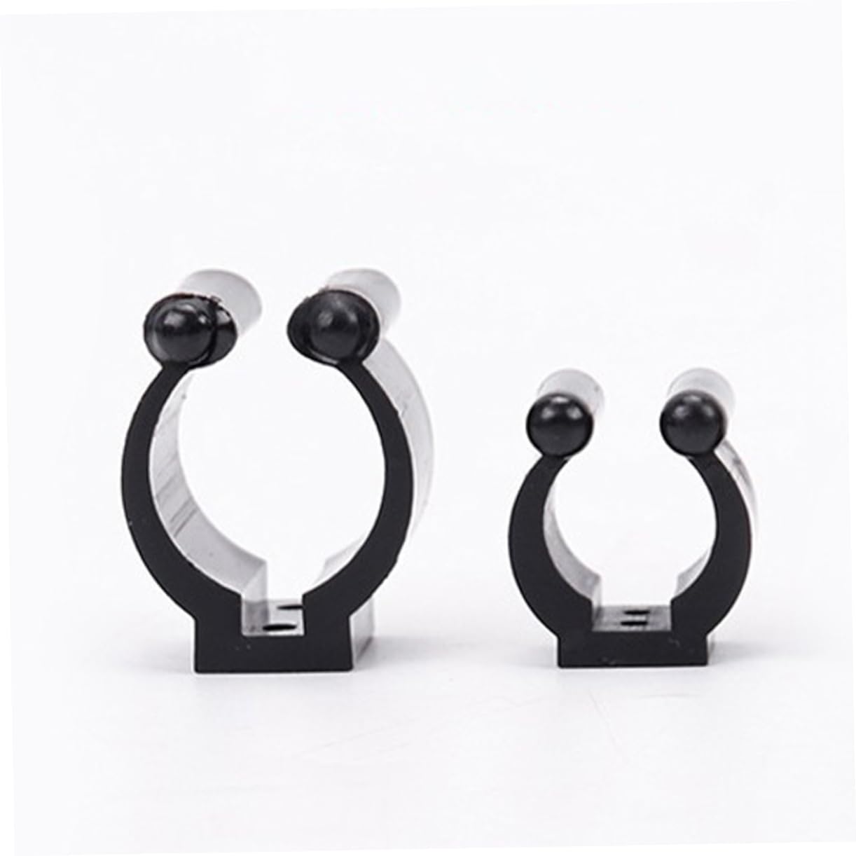 Mipcase 10pcs Wall Mount Fishing Rod Clamp Wall Pole Holder for Fishing Rod Clamp