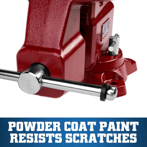 Image of Wilton Utility HD Bench Vise, 8 inch Jaw Width, 8-1 /2 inch Jaw Opening, 4-1 /2 inch Throat (Model 648UHD)