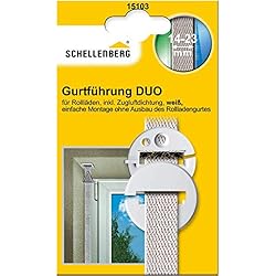 Persianas Redonda Schellenberg 15103 Duo - Guía para correa de persiana (redondo)