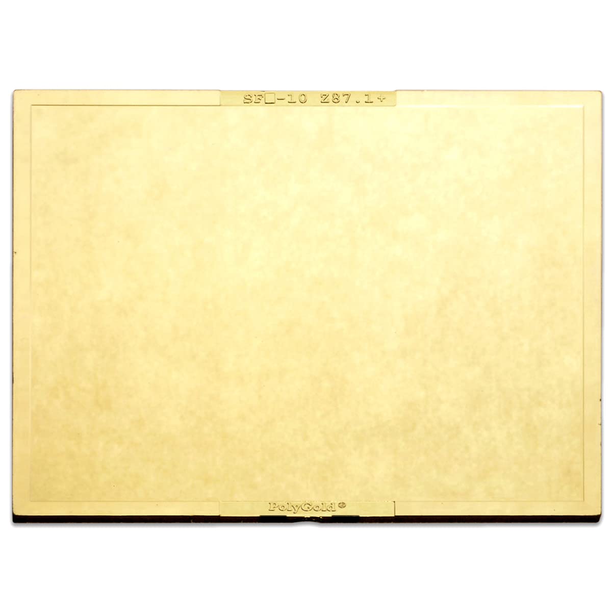Radnor 4 1/2'' X 5 1/4'' Shade 10 Gold-Coated Poly