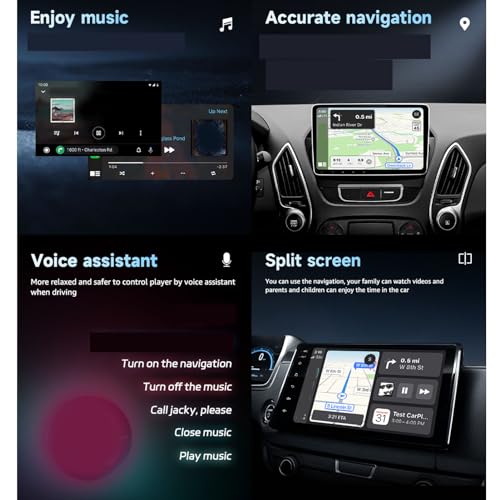 Jiawu 2 in 1 Wireless CarPlay Adapter & Wireless Auto Adapter, Convert Wired CarPlay to Wireless CarPlay - Image 3