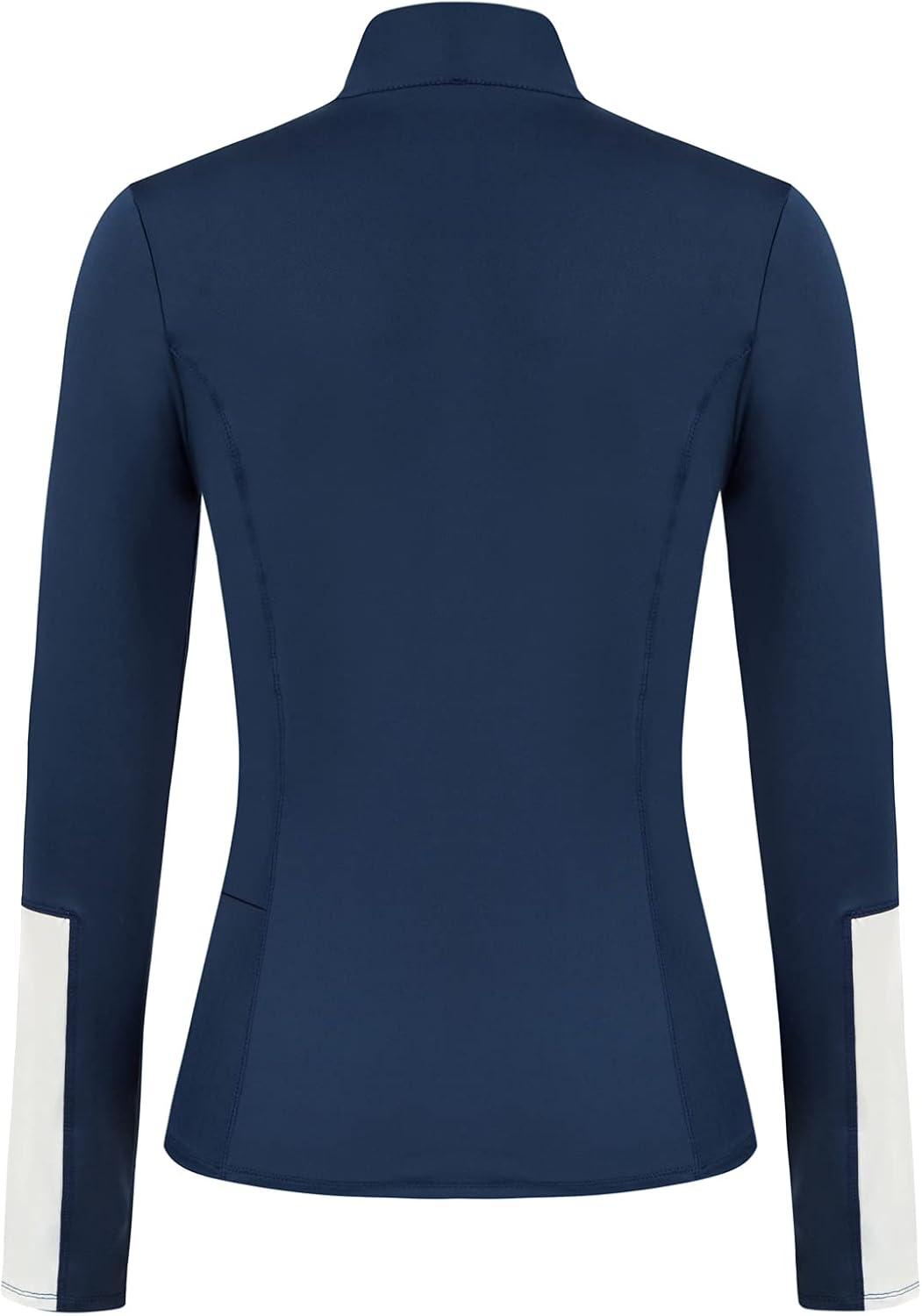 JACK SMITH Women's Long Sleeve Golf Shirts Color Block Polo Shirt Tennis Athletic Moisture Wicking Shirts with Thumb Hole : Sports & Outdoors