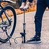 VOGORA Bike Pump with Pressure Gauge, Bicycle Pump with Presta & Schrader Valves Bike Pump for all Bikes, Foot Pump for Car Tyres, Road Mountain Bikes & Balls #5