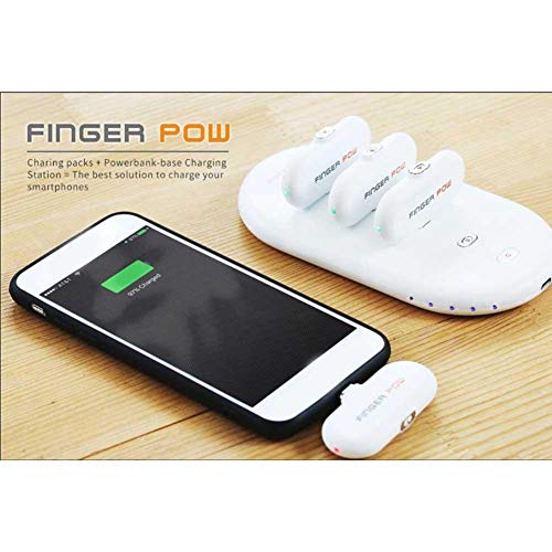 Rlorie Cargador magnético portátil Power Bank?5000mAh Estación de Carga +600mAh 4 Power Bank Magnetic Power Bank Portátil para iPhone para Android