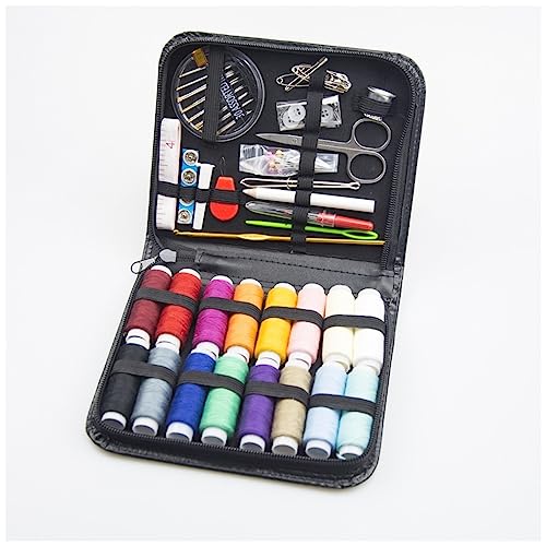 Kit de couture robuste JFDBGU ensemble de 90 pièces ergonomiques avec boîte compacte