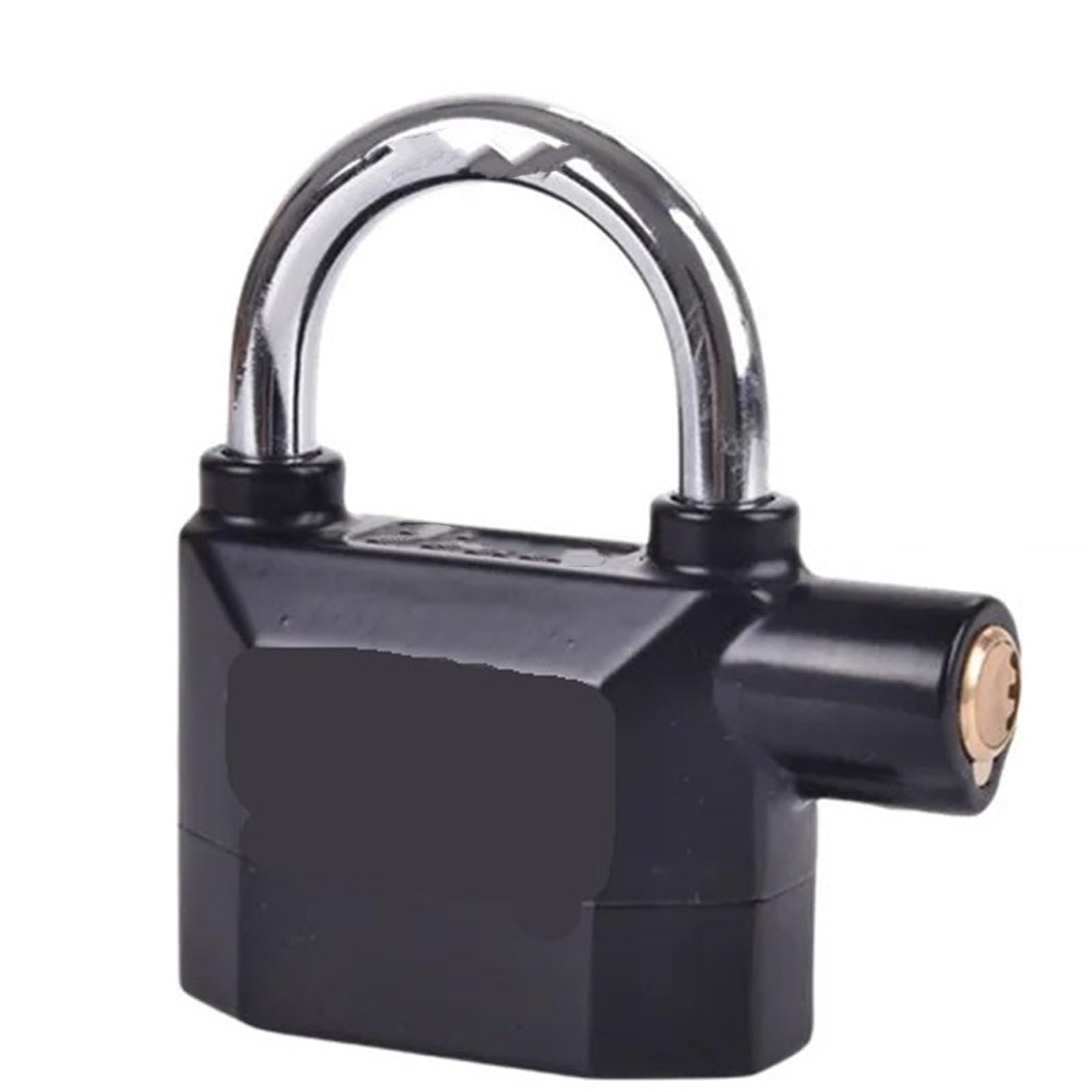 Bloccadisco Moto Lucchetto antifurto universale Sirena da 120 dB Allarme con nucleo in rame completo Blocco in lega di zinco Sicurezza esterna impermeabile Serratura Antiscass(8323 BLACK)