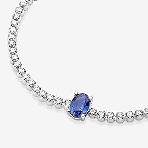 Amazon.com: PANDORA Sparkling Pavé Tennis Bracelet