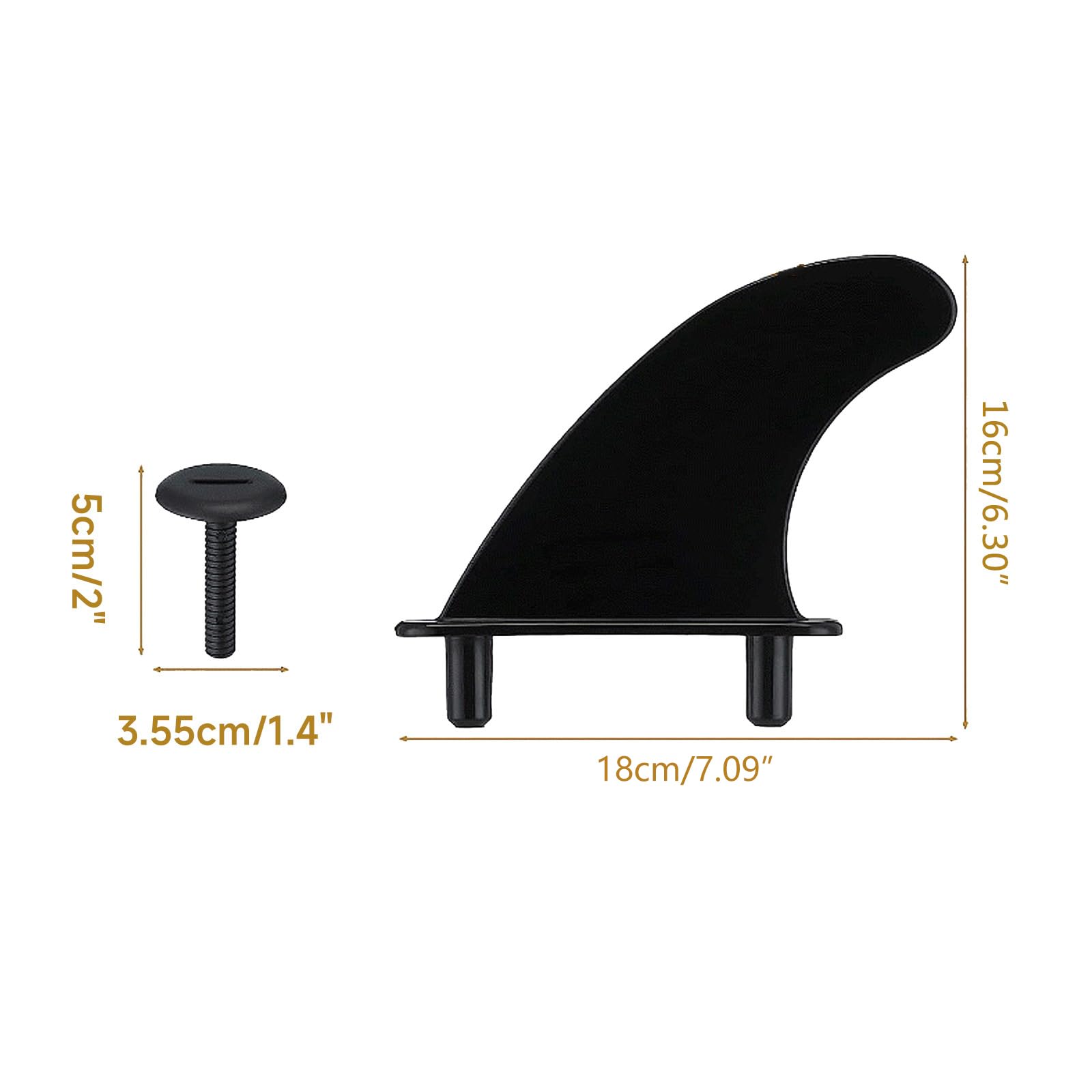 3-teiliges TPU Surf Finnen und Schrauben Set, weiche Surfbrett Finnen, Surfbrett Triebwerke, langlebige Paddle Board Triebwerke, Schrauben