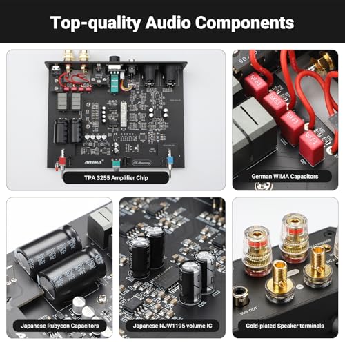 Image of AIYIMA A20 TPA3255 Fully Balanced Stereo Amplifier with XLR,HPF